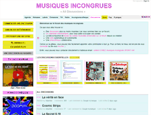 Tablet Screenshot of musiques-incongrues.net